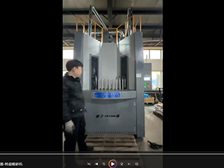 哈爾濱客戶案例：汽車減震器轉(zhuǎn)盤式自動噴砂機(jī)工作視頻
