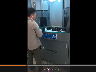 佛山客戶案例：衛(wèi)浴塑膠產(chǎn)品噴砂機(jī)工作視頻
