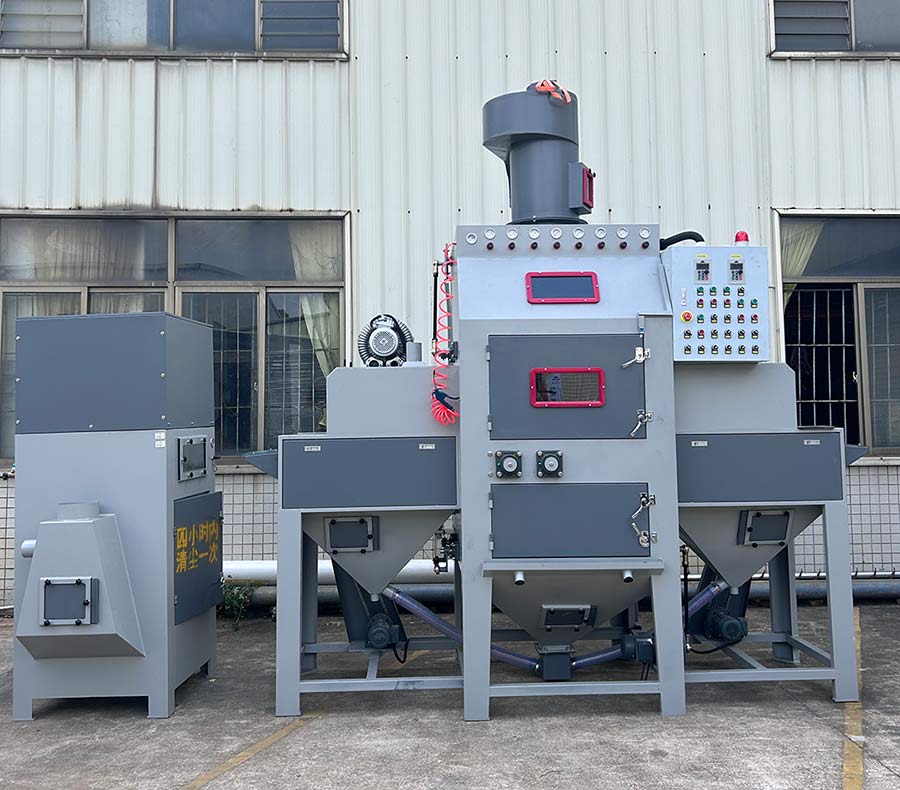 鑫百通XBTONG品牌輸送式自動噴砂機